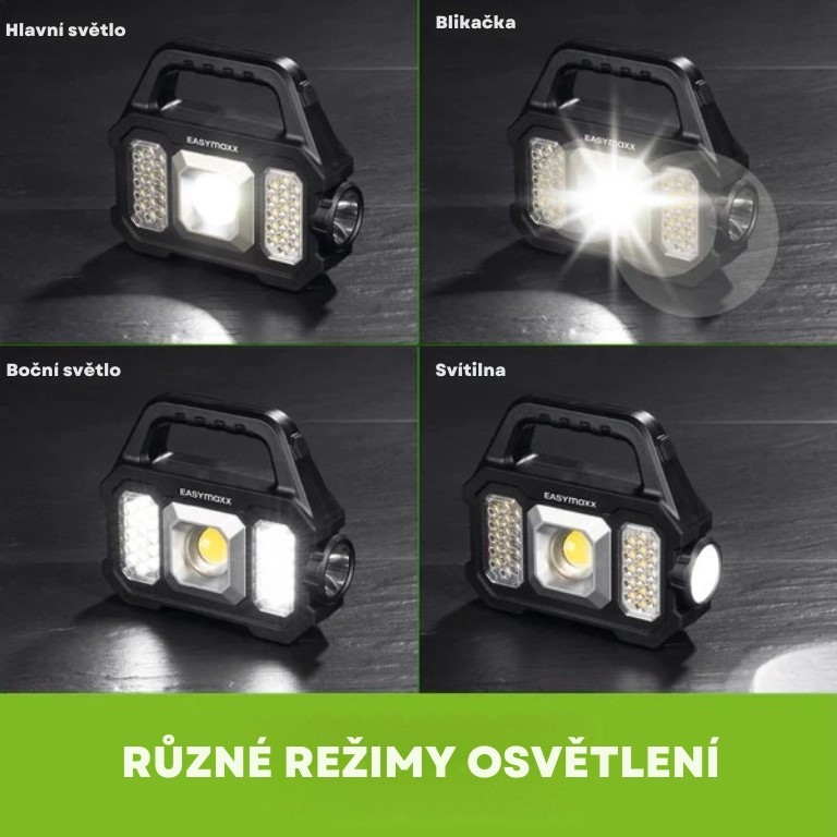 EASYmaxx Mobilní dílenská solární pracovní svítilna s powerbankou 12899 (3)